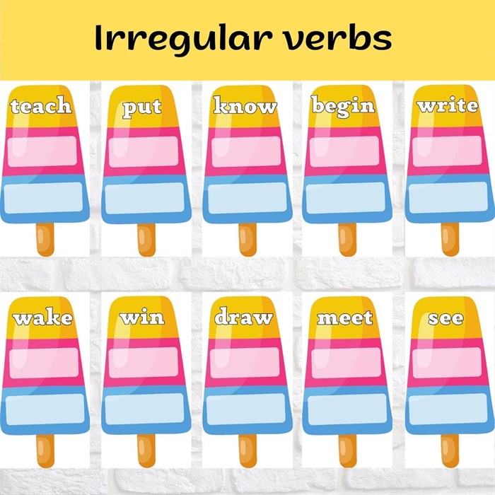 Irregular verbs 120 1681 - фото 4550