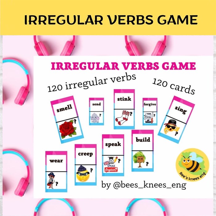 Irregular verbs game 1682 - фото 4552