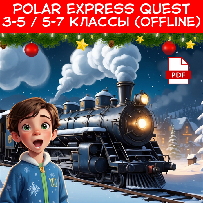 Polar Express quest 3-5 / 5-7 классы OFFLINE 1901 - фото 5231