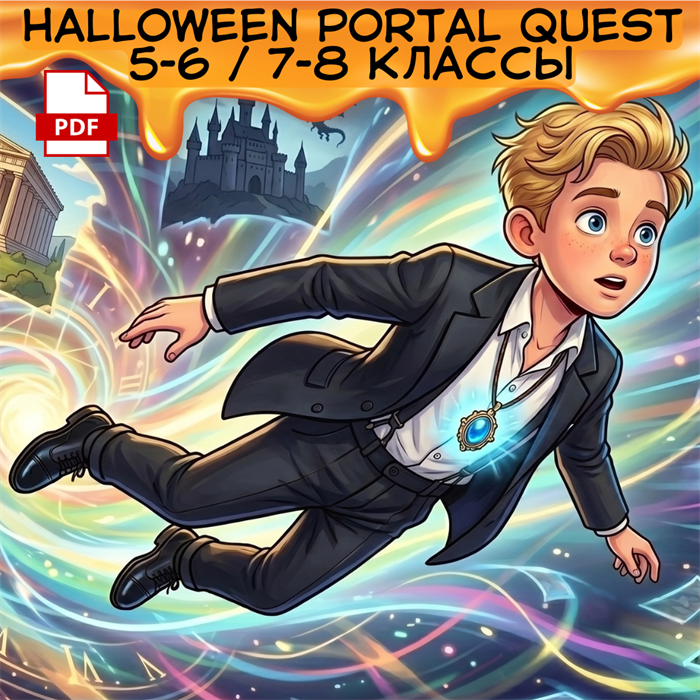 Halloween portal quest 5-6 / 7-8 классы OFFLINE 1958