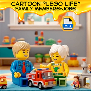 Cartoon Lego life 1929