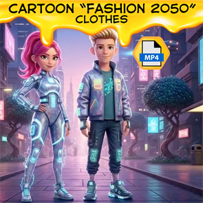 Cartoon Fashion 2050 1930